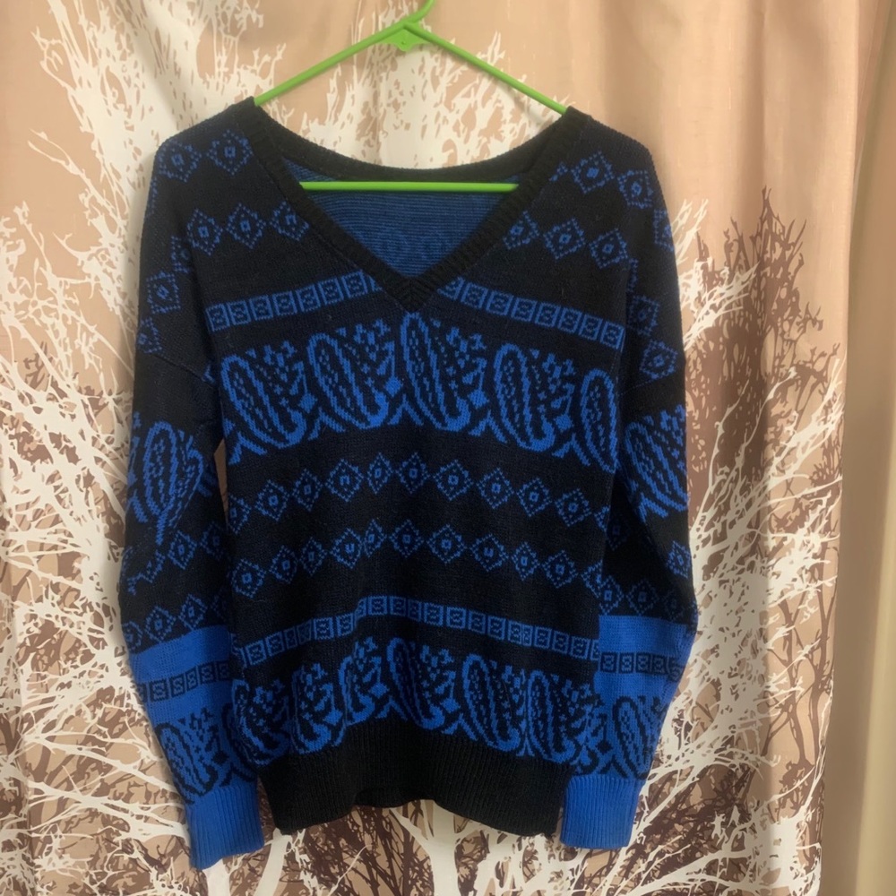 Blue Vintage Sweater